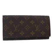 Pre-owned Canvas wallets Louis Vuitton Vintage , Brown , Dames