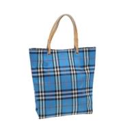 Pre-owned Nylon totes Burberry Vintage , Blue , Dames