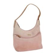 Pre-owned Suede shoulder-bags Gucci Vintage , Pink , Dames