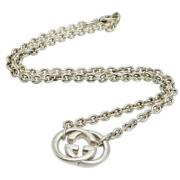 Pre-owned Silver necklaces Gucci Vintage , Gray , Unisex