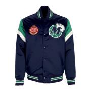 Dallas Mavericks Bomberjack NBA Teamkleuren Mitchell & Ness , Blue , H...