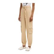 Cargo Broek voor Vrouwen Guess , Beige , Dames