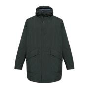 Gewatteerde jas met capuchon Paul Smith , Green , Heren