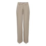 Peach Life Damesbroek Taupe Only , Beige , Dames