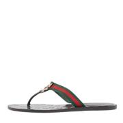 Pre-owned Canvas sandals Gucci Vintage , Black , Dames