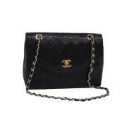 Pre-owned Fabric chanel-bags Chanel Vintage , Black , Dames