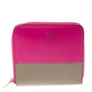 Pre-owned Leather wallets Celine Vintage , Pink , Dames