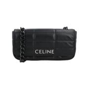 Pre-owned Leather celine-bags Celine Vintage , Black , Dames