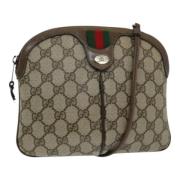 Pre-owned Leather gucci-bags Gucci Vintage , Beige , Dames