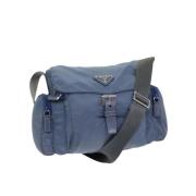 Pre-owned Nylon prada-bags Prada Vintage , Blue , Dames