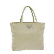 Pre-owned Nylon prada-bags Prada Vintage , Beige , Dames