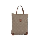 Pre-owned Canvas handbags Celine Vintage , Beige , Dames