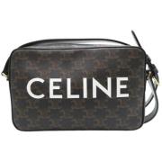 Pre-owned Leather celine-bags Celine Vintage , Brown , Dames