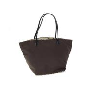 Pre-owned Nylon shoulder-bags Burberry Vintage , Brown , Dames