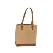 Pre-owned Leather handbags Celine Vintage , Beige , Dames