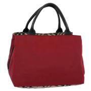 Pre-owned Nylon handbags Burberry Vintage , Red , Dames