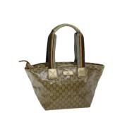 Pre-owned Canvas gucci-bags Gucci Vintage , Brown , Dames