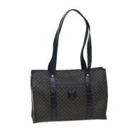 Pre-owned Leather totes Celine Vintage , Black , Dames