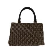 Pre-owned Canvas handbags Celine Vintage , Brown , Dames