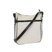 Pre-owned Leather shoulder-bags Loewe Pre-owned , White , Dames