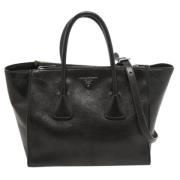 Pre-owned Leather prada-bags Prada Vintage , Black , Dames