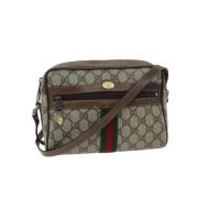 Pre-owned Canvas gucci-bags Gucci Vintage , Beige , Dames