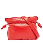 Pre-owned Leather handbags Loewe Pre-owned , Red , Dames