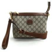 Pre-owned Leather gucci-bags Gucci Vintage , Brown , Dames