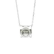 Pre-owned White Gold necklaces Gucci Vintage , Gray , Dames