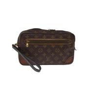 Pre-owned Canvas louis-vuitton-bags Louis Vuitton Vintage , Brown , Da...