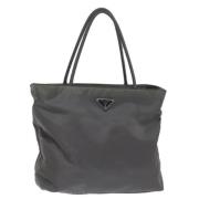 Pre-owned Nylon prada-bags Prada Vintage , Gray , Dames