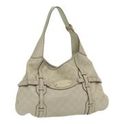 Pre-owned Leather gucci-bags Gucci Vintage , Beige , Dames