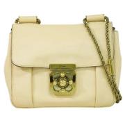 Pre-owned Leather crossbody-bags Chloé Pre-owned , Beige , Dames