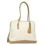 Pre-owned Leather prada-bags Prada Vintage , Beige , Dames