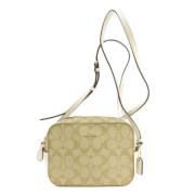 Pre-owned Canvas shoulder-bags Coach Pre-owned , Beige , Dames