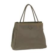 Pre-owned Nylon prada-bags Prada Vintage , Gray , Dames