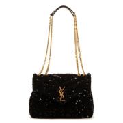 Pre-owned Canvas shoulder-bags Yves Saint Laurent Vintage , Black , Da...