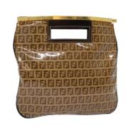 Pre-owned Canvas handbags Fendi Vintage , Brown , Dames