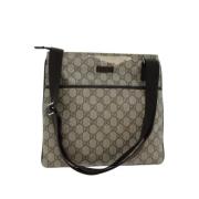 Pre-owned Canvas gucci-bags Gucci Vintage , Beige , Dames