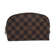 Pre-owned Canvas pouches Louis Vuitton Vintage , Brown , Dames