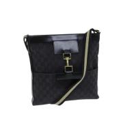 Pre-owned Canvas gucci-bags Gucci Vintage , Black , Dames