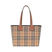 Kleine Londen Tote Tas Burberry , Beige , Dames