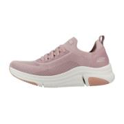 Flex Sparrow Sneakers Skechers , Pink , Dames