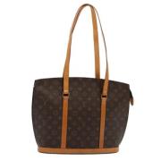 Pre-owned Canvas totes Louis Vuitton Vintage , Brown , Dames