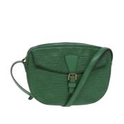 Pre-owned Leather louis-vuitton-bags Louis Vuitton Vintage , Green , D...