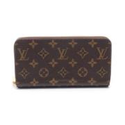 Pre-owned Canvas wallets Louis Vuitton Vintage , Brown , Dames