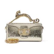 Metallic Handtas Elegant en Functioneel Lanvin , Yellow , Dames