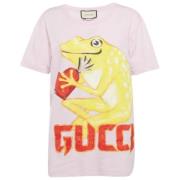 Pre-owned Cotton tops Gucci Vintage , Pink , Dames