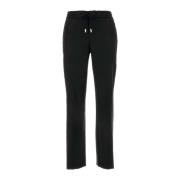 Zwarte stretch wollen broek PT Torino , Black , Dames