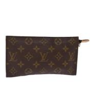 Pre-owned Canvas pouches Louis Vuitton Vintage , Brown , Dames